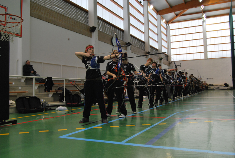 En torno a 30 arqueros en el Trofeo de Invierno 2013 en Sala para  menores
